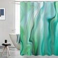 thumbnail image 4 of Abstract Shower Curtain Marble Colorful Shower Curtain for Bathroom Bathtub Home Decor with 12 Hooks 72"x72", 4 of 7