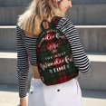 thumbnail image 5 of Vsdgher Wonderful Time Christmas Print Canvas Backpack Travel Rucksack Unisex Knapsack 15.7/17.7Inch Laptop Backpack for Work,College-Small, 5 of 5
