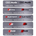 thumbnail image 4 of Calcomanías resistentes al calor para pinzas de freno de coche, accesorios para Audi Sline A1 A3 A4 A5 A6 A7 A8 Q2 Q3 Q5 Q7 Q8 TT S1 S3 RS5, 4 of 5