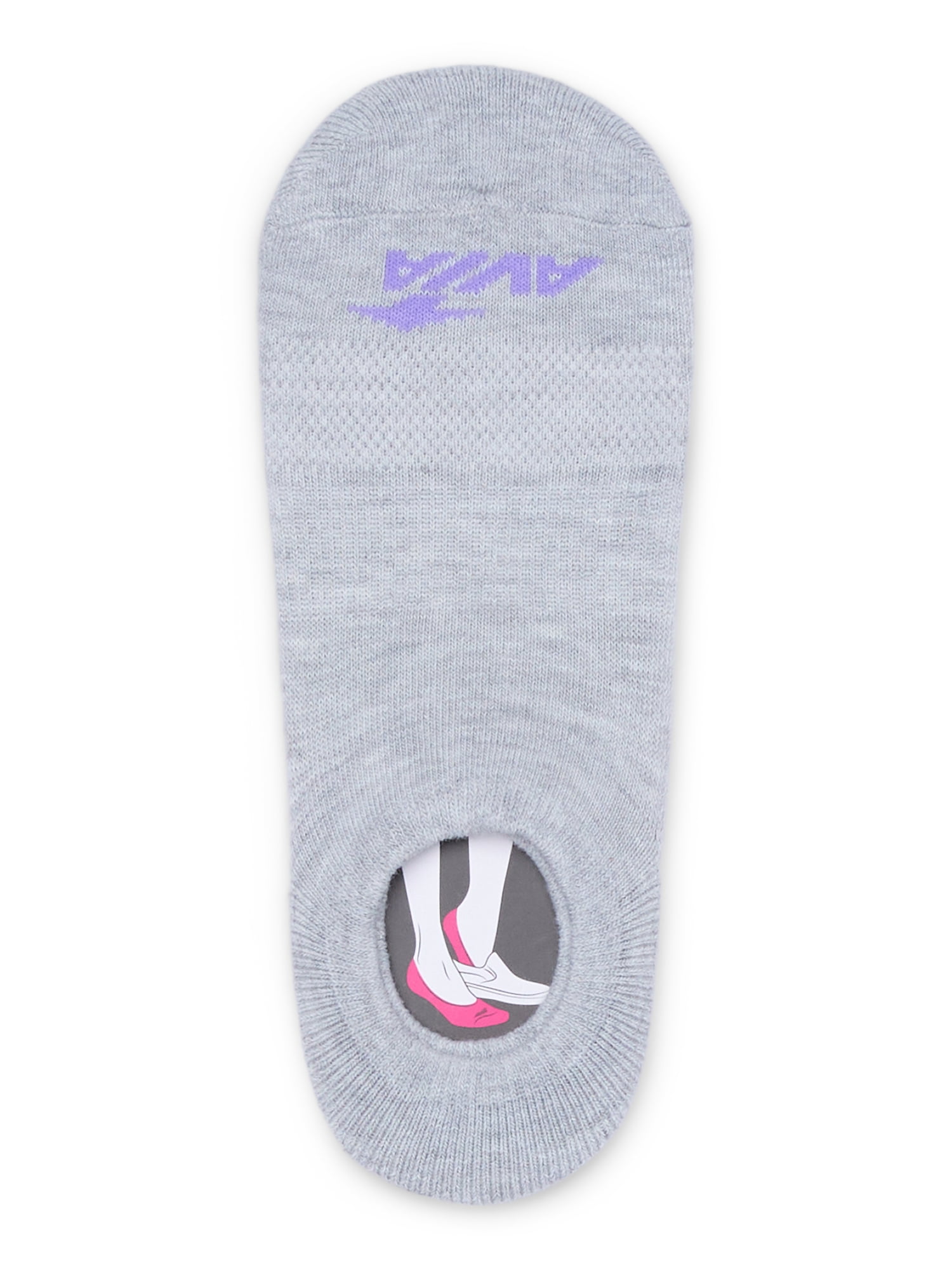 Avia Women's Performance Cushioned Liner Socks, 10-Pack