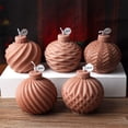 thumbnail image 4 of Molde de silicona con forma de esfera geométrica para velas, forma de campana, para Navidad, regalo de flores de Navidad, espiral giratoria, kit de yeso difusor, 4 of 5