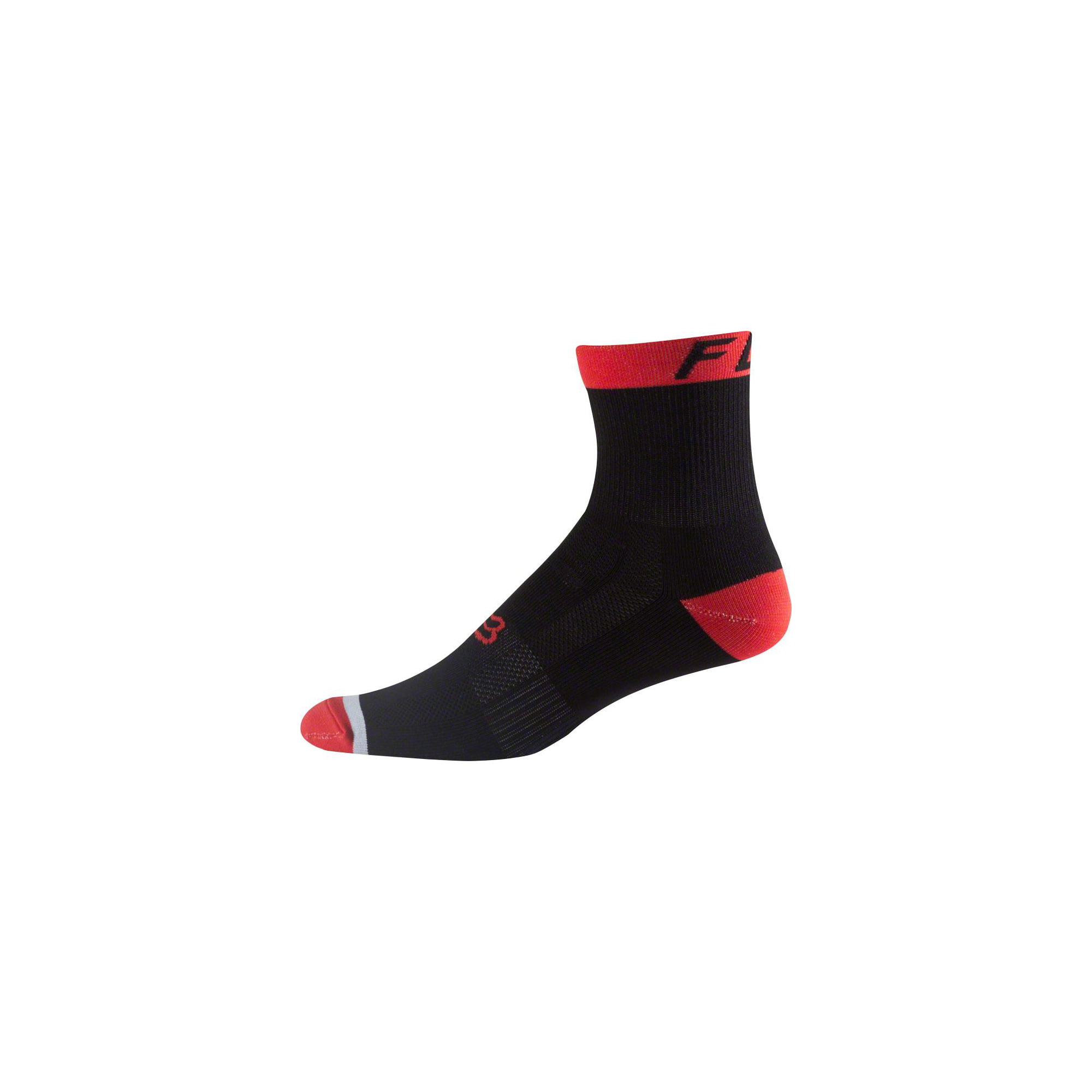 Flame Red SM/MD New Fox Racing Logo Trail 6 Sock 