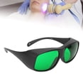 thumbnail image 4 of Anti  Eyeglasses, Fit Over Myopia Goggles Green Lens Wearproof  Protective Glasses  For Eye Protection Black, 4 of 8