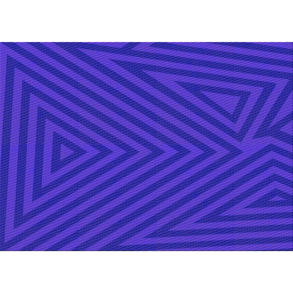 Ahgly Company Machine Washable Indoor Rectangle Transitional ly Purple Area Rugs, 2' x 5'