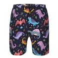 thumbnail image 3 of Fotbe Cartoon Dinosaur Trajes de Baño Estampados para Hombre, Shorts de Verano de Secado Rápido, Ropa de Playa, Bañadores-Large, 3 of 6
