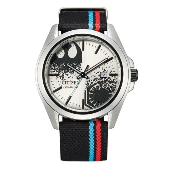 Citizen Men's Eco-Drive Star Warsâ„¢ Sequel Black Nylon Strap Watch - AW1438-33W