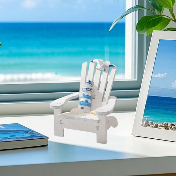 Mediterranean Beach Chair Home Decorative Ornaments Cute Ornaments Beach Chair Ornaments Ornaments