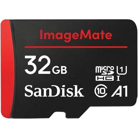 Restored SanDisk SDSQUA4-032G-AW6KA 32GB ImageMate microSDHC UHS-1 Memory Card with Adapter (Refurbished)