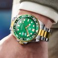 thumbnail image 6 of OLEVS Mens Watches, Silver Dress Gold Classic Luxury Big Large Face Waterproof Watches for Men, Analog Two Tone Stainless Steel Men Wrist Watch with Date Relojes De Hombre , Green/Blue/Black Dial, 6 of 13