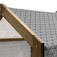 thumbnail image 5 of Abstract Pet House, Geometric Inner Triangles Minimalist Western Expressionism Style Boho Display, Outdoor & Indoor Portable Dog Kennel with Pillow and Cover, 5 Sizes, Black White, by Ambesonne, 5 of 5