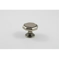 thumbnail image 1 of Bouton de Cabinet Champignon, Étain Vieilli, 1 of 1