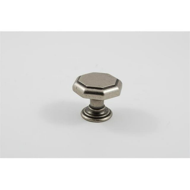 Bouton de Cabinet Champignon, Étain Vieilli