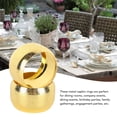 thumbnail image 4 of Napkin Rings, 6 Pieces Napkin Holders Round Shape  For Party, 4 of 8