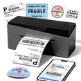 thumbnail image 1 of Omezizy Bluetooth Shipping Label Printer 4x6, 249BT Thermal Label Printer 4x6 for Small Business, Shipping Packages, Office, Home, Compatibl, 1 of 9