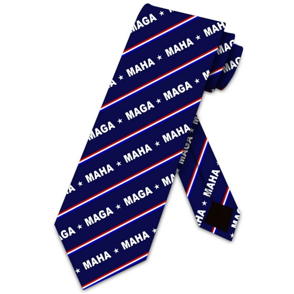 Make America Great Again Tie Patriotic MAGA Necktie Trump Ties by Three Rooker
