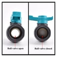 thumbnail image 4 of Grey 1/2 Inch~2 Inch Female Male Thread Ball Valve Garden Irrigation Water Control Valve Aquarium ,Easy Handles, 4 of 5