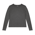 thumbnail image 2 of Nabtos Women Modal Long sleeve T-Shirt Underscrub Scoop Neck Basic Top Pack 2 Gray, 2 of 4