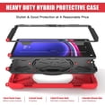 thumbnail image 3 of Funda protectora para Samsung Galaxy Tab S10 Lite / S10 FE / S9 FE 5G / S9 Tablet de 10,9''/11'', a prueba de golpes, con portalápices, correa de mano giratoria de 360° y correa para el hombro., 3 of 9