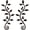 Leaf, variant on 2 Pieces Metal Wall Decor Olive Branch Leaf Wall Art Decoration Black Wrought Iron Scroll Vine Art Hanging Decor for Indoor Outdoor Garden Home Bedroom Living Room Decoration 5.3x11.8 Inch DIY