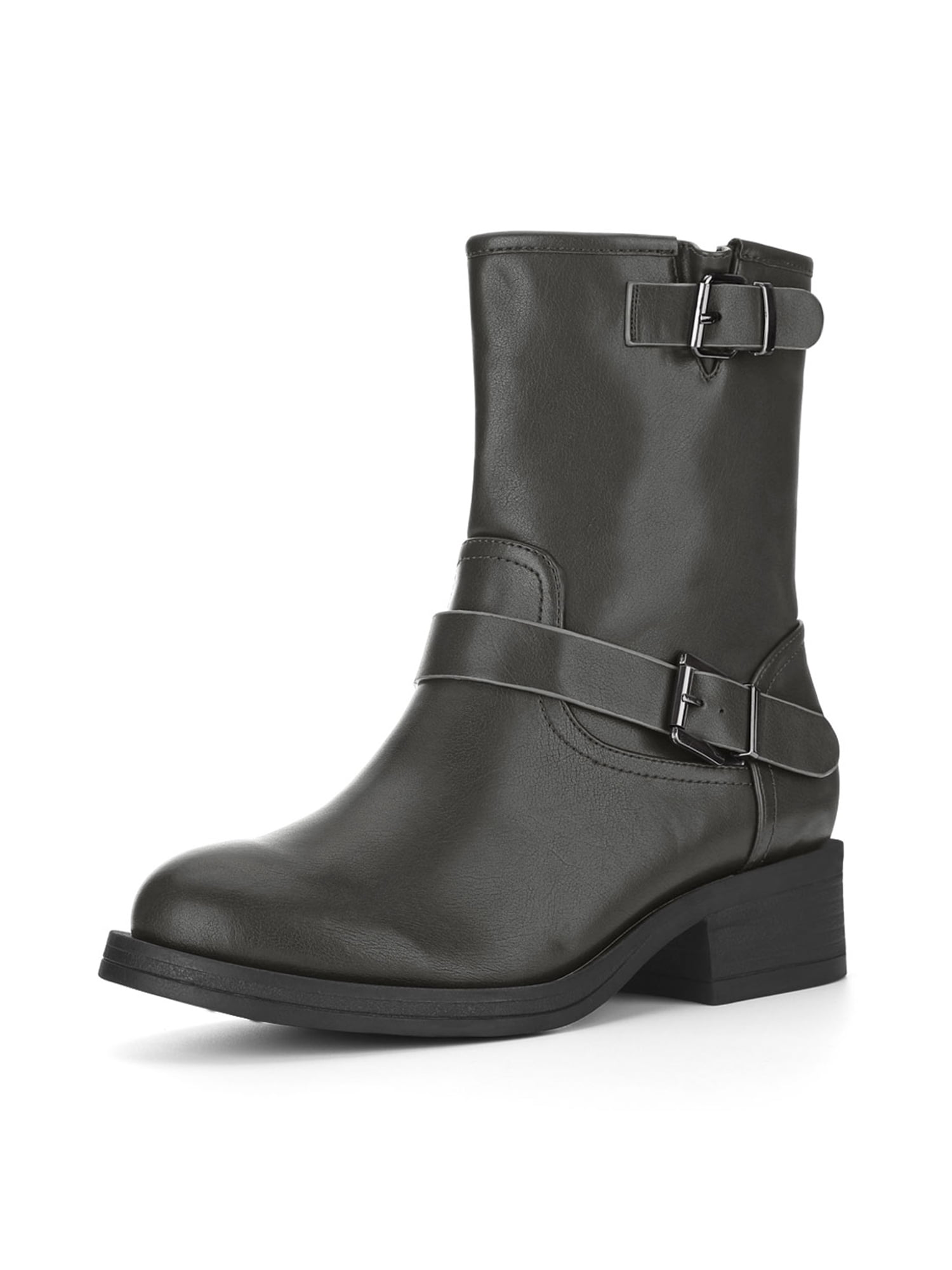 calf combat boots