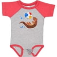thumbnail image 3 of Inktastic Cute Otter and Beachball Boys or Girls Baby Bodysuit, 3 of 5