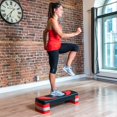 thumbnail image 4 of PRISP Adjustable Aerobic Stepper 78cm, 3 Levels (4''/6''/8'') Exercise Step Platform for Home Gym and Fitness Training, 4 of 8