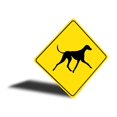 thumbnail image 3 of Azawakh Dog Diamond Aluminum Metal Decor Sign - 12" x 12", 3 of 4