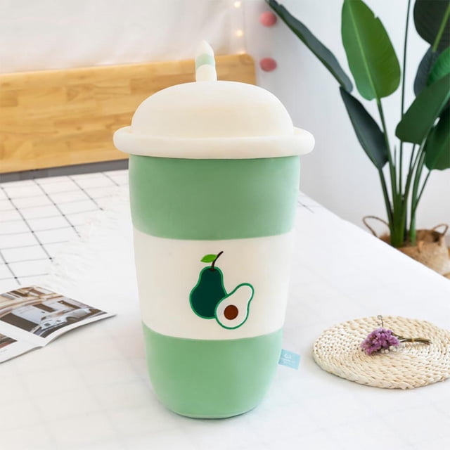 40cm juguetes de peluche cómodos botella de taza de té de relleno de abrazando muñeco de peluche compañe ,