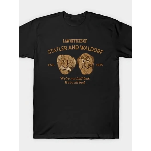 Retro Seventies Statler And Waldorf Vintage Humor Holiday Unisex T-Shirt up to size 5XL