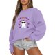 thumbnail image 1 of Gibobby Sudadera oversize mujer Sudaderas francesas para mujeres(Morado,CH), 1 of 4