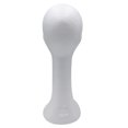 thumbnail image 6 of D-GROEE 2Pack Foam Female Human Head Long Neck Mannequin Manikin Display Head Wig Hat Stand White Foams Stand Model, 6 of 6