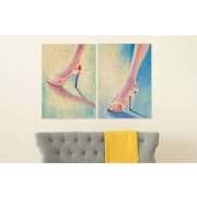 Safavieh Summer Shooz Diptych Wall Art, Assorted