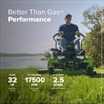 thumbnail image 4 of Greenworks 80V 42" Cordless CrossoverZ Zero Turn Lawn Mower, (6) 6Ah Batteries and 600W Wall Charger, CRZ4282, 4 of 21