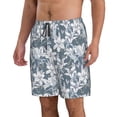 thumbnail image 2 of Goofa Lilies Flowers Printed Mens Swim Trunks Summer Quick Dry Short Beach Swimwear Bathing Suits-Medium, 2 of 9