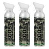 Boost Oxygen Natural Portable 10 L Pure Canned Oxygen Canister, Camo (3 Pack)