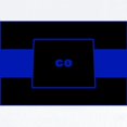thumbnail image 2 of CafePress - Thin Blue Line Colorado Body Suit - Baby Light Bodysuit, Size Newborn - 24 Months, 2 of 4