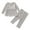 Gray, variant on Odeerbi Girls Dress Baby Girls Clothes Toddler Ruffle 2025 Long Sleeve Solid Knit Tops Pants Set Outfits Pink