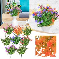 1 Artificial Flower Clearance! Nomeni Artificial Flowers Simulated Eucalyptus Flowers Blue Purple, Fake Flowers Promotion Sale! Blue