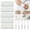 E, variant on Faucet Filter Bag,Tap Water Purifier Strainer with Ties, 20 Pack Reusable Cotton Sediment Replacement Mesh, Household Kitchen Bathroom Impurities Cleaner Sock,White,22 Piece Set
