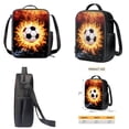 thumbnail image 4 of ZUXONGSY Basketball Fire Water Print 3PCS Backpack for Girls Boys, Lightweight School Bookbag with Lunch Box Pencil Case, 17 Inch Students Bagpack 3 in 1 Set for Elementary Middle High School, 4 of 5