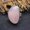Rose Quartz, variant on Irregular Ring Natural Crystal Chakra Oval Quartz Opening Healing Reiki Jewelry-Rose Quartz