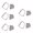 Style:Ghost A, variant on Pack of 5 Halloween Biscuit Molds Cookie Molds Devil Shape Biscuit Cutter Cookie Tool Present for Baking Enthusiasts