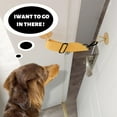thumbnail image 3 of Pestillo para puerta de gato para mantener al perro fuera del comedero para gatos. Se insta en , no. Amarillo Yuyangstore Pestillo de la puerta, 3 of 8
