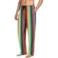 thumbnail image 4 of GZHJMY Mexican Serape Pajama Pants for Men, Lounge Pants Lightweight Men Pajama Bottoms with Drawstring Pockets, Christmas New Year Birthday Gifts, XX-Large, 4 of 6