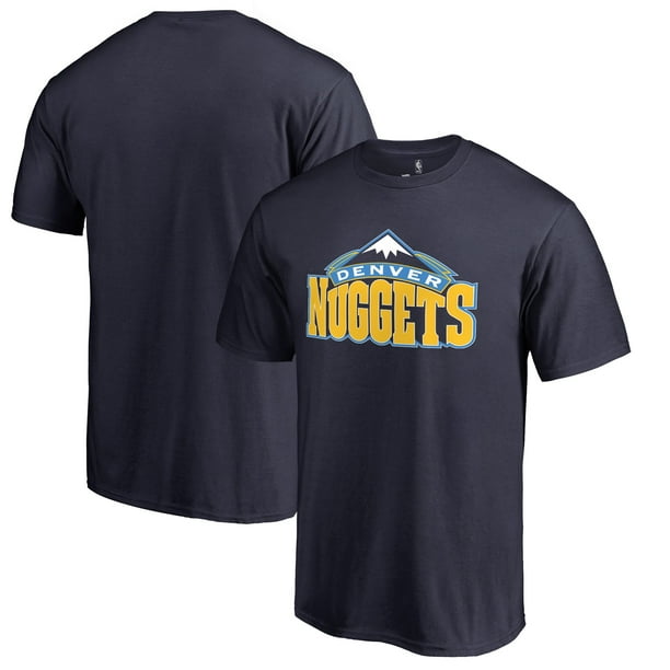Denver Nuggets Primary Logo T-Shirt - Navy - Walmart.com ...