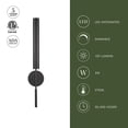 thumbnail image 4 of Alora Lighting Wv316401ms Astrid 24" Tall Led Bathroom Sconce - Bronze, 4 of 7