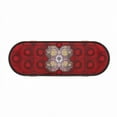 thumbnail image 3 of United Pacific 36609 6" Oval Combo Light With 14 LED Stop, Turn & Tail & 16 LED Back-Up -Red LED/Red Lens, 3 of 7