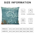 thumbnail image 5 of Qinduosi Beach Throw Pillow Covers Inch Set of Starfish Ocean Blue Decorative Pillows Case Soft Velvet Outdoor Cushion Covers for Couch Sofa Bed Home Decor, 5 of 5