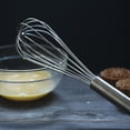 thumbnail image 3 of Wire Whisk Set, Thoughtful Service & Hassle-Free Guarantee, Balloon Wire Whisk For Cooking & Baking, Multiple Sizes, Safe Alternative To Electric Beat, 3PCS, 3 of 6