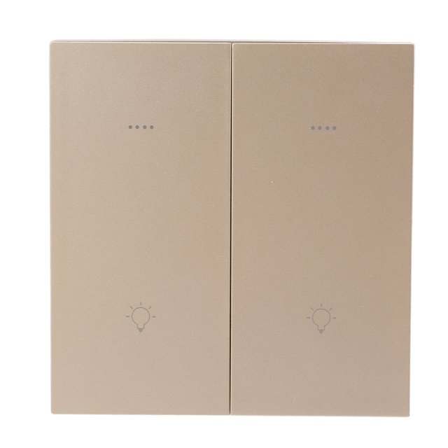 Interruptor de luz inteligente para ZigBee, Control inalámbrico de sincronización por voz, 2 interruptores de pared inteligentes de cantidad de Control abierto, CA 100-240V